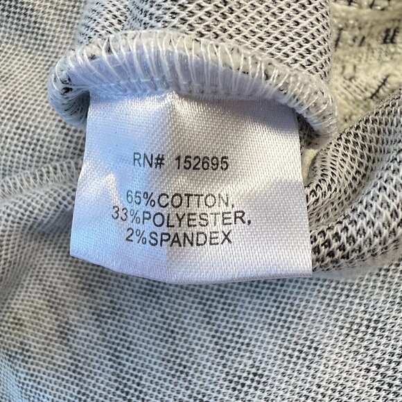 Koko and Mason White Tweed Shorts Cotton High Waist Size M Tie Belt Pockets - Picture 7 of 8